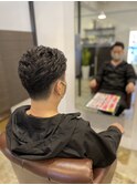 メンズオールバック