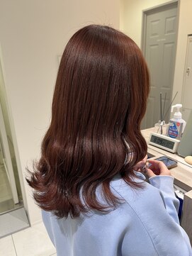 エレノア 池袋店(Eleanor) ブリーチなしで作るピンクレッド♪