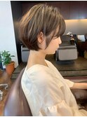 【畑中正敏】丸みショート/小顔ショート/ひし形ショート