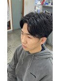毛流れニュアンスパーマ