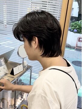 ネオリーブウリ 二子玉川店(Neolive uri) ダークアッシュニュアンスパーマ韓国マッシュスペインカール