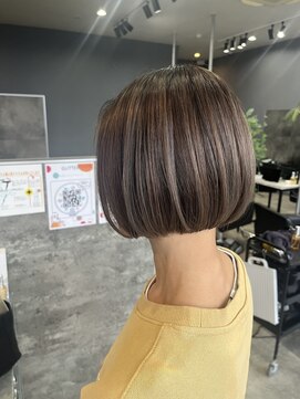 グリッター(GLITTER) ミニボブ×ハイライト