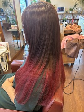 美容室サンク(CINQ) グラデーションカラー