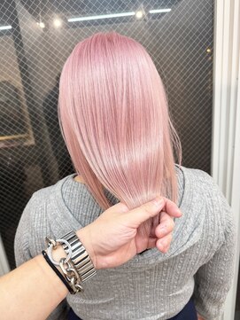 ラニヘアサロン(lani hair salon) ピンクカラー/ハイトーン/ケアブリーチ/ダブルカラー/ボブ