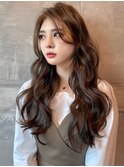 韓国ヘアー/ダブルカラー/ハイライト/イメチェン/エクステ/梅田
