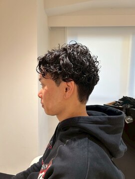 ソイクフ 四条大宮店(SOY-KUFU) 20代30代40代◎似合わせカットMENS’HAIRブルーブラックパーマ