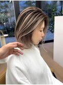 前下がりボブ×シャドールーツ