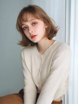 シェル 立川(shell)&nbsp;くびレイヤーエモージュグレージュカラーくびれショート【立川】