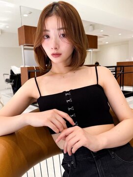 ゴカン バイ ジル ブラン 名古屋(Gokan by JIL BLAN) ハイライトバレイヤージュダブルカラーショートカット30代40代