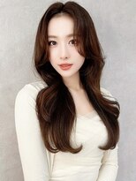 ロンド ロワール 門前仲町(Lond Loire)&nbsp;暗めカラーグランマッシュデザインカラーフェイスフレーミング