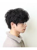 無造作 シャドウパーマ