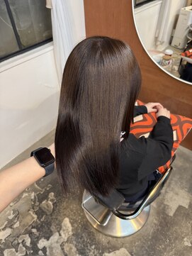 チャプター 問屋町(chapter) 透明感ケアカラーオリーブベージュ髪質改善トリートメント韓国