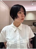 2wayショート / 透ける暗髪 / オリーブグレー