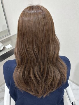 ベージュカラー/ワンカラーベージュ/透明感カラー/髪質改善
