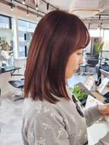 エイス 梅田 中津(Ace)&nbsp;きりっぱなしボブ　ローズピンクカラー