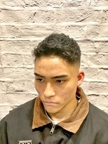 グレイスフルバーバー 赤坂見附店&nbsp;朝のセットが楽に！スキンフェード×ナチュラルパーマ