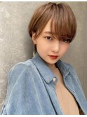 髪質改善/大人ガーリー/似合わせカット/ショートボブ前髪/仙台