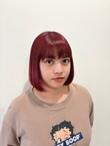 ヘアーディア みどり店(Hair...DiA)&nbsp;ボブ×ボルドー