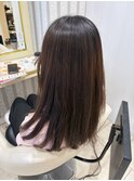 20代曲がる縮毛矯正髪質改善くびれレイヤーハッシュカットウルフ