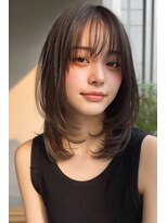 ルアナ(Luana)&nbsp;くすみブラウンミディアムレイヤー