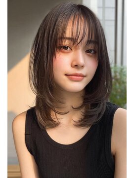 ルアナ(Luana) くすみブラウンミディアムレイヤー