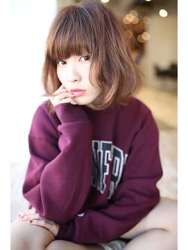 アグ ヘアー フラウ 岡崎2号店(Agu hair flau) "おしゃれで楽ちん"カジュアルボブ☆