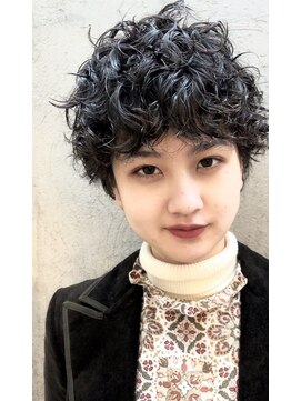 ストラマ(STRAMA) harumiya ショートウェーブパーマ3