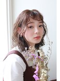 20代、30代ゆるっとナチュラルボブベージュ