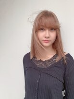 サロンドミルク 溝の口店(salon de MiLK) ほんのりピンクを効かせたホワイトベージュ