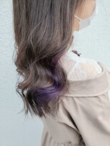 セットアップ 倉敷中庄店(SET-UP)&nbsp;可愛い 愛され イヤリングカラー×パープル