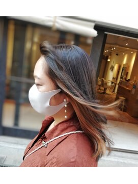 ネウィ 京橋(newi) 【uta*_girls】　satoko　インナーカラー×ベージュ×透明感