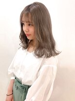 ジェム(GEM)&nbsp;透け感◎シアーグレージュ/シースルーバング