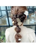 長めヘアにオススメ！玉ねぎヘアのアレンジ