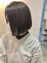 ロアン 福津店(roan)&nbsp;前下がりツヤ感ボブ