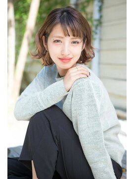 ヘアーパーク マンボ(HAIR PARK MAMBO) ココアブラウン レイヤーミディアム 【hair park MAMBO 豊田】