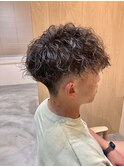 刈り上げハイウエイトツイストスパイラルパーマ【佐藤和弥】