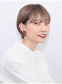 大人可愛いショートボブ