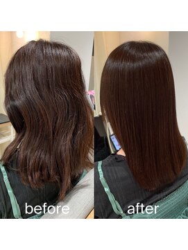 ニコ(niko) 【二村】驚愕のサラ艶髪へ　髪質改善ストレート