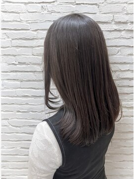 ソワン ドゥ ブレス 立花店(soin de brace) レイヤーカット/小顔/似合わせカット/ダークアッシュ