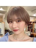 小顔ショート/マッシュショート/似合わせカット/ショートヘア