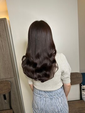 ロウ 町田(ROW) 大人かわいいエギョモリ ミルクティーブラウン ひし形シルエット