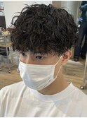 心斎橋マッシュツイストパーマツイストスパイラルパーマ刈り上げ
