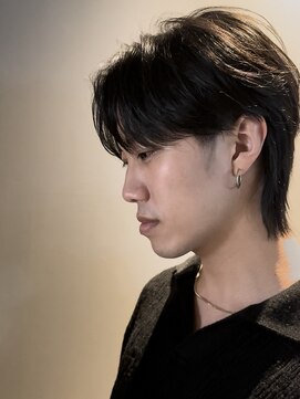 ジョルフ サロン オリジナル(JOLF salon original) 大人センターパートウルフ［我那覇］