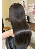 アッシュグレージュ/艶髪/艶カラー