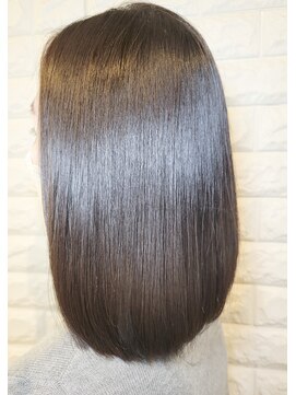 松本平太郎美容室 吉祥寺パートファイブ(PART5) ストレートロブ×ファイバー縮毛矯正×ヘナ