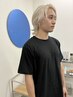 メンズ デザインカット＋2ブリーチ+カラー ￥31300→28170