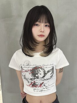 ロンド ジュルード 名古屋(Lond jeloud) ミディアムこそ可愛い韓国レイヤーカット