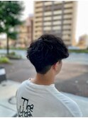 マッシュベース×無造作パーマ
