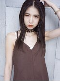 Rumor×セミウェットストレート【ダークパープルブラウン】