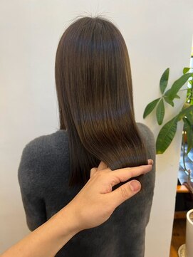 穀雨(Kokuu) コントラストハイライトオリーブベージュミルクティーベージュ